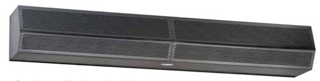 Mars Air Systems Standard Series (STD2) Heated Air Curtain, 460 Volt, Black