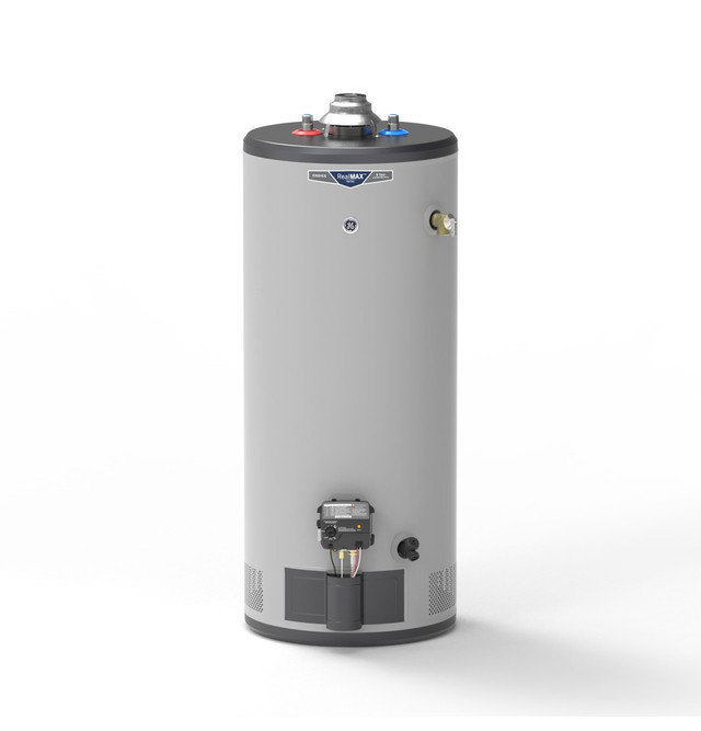 GE GG30S08BXR 30 Gallon, RealMAX Choice Short Atmospheric Vent Water Heater - Natural Gas - 8 Year Warranty