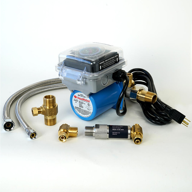 AquaMotion AMH1K-7ODRXZT1 Outdoor Circulator for Single Pipe Systems with Built-In Timer