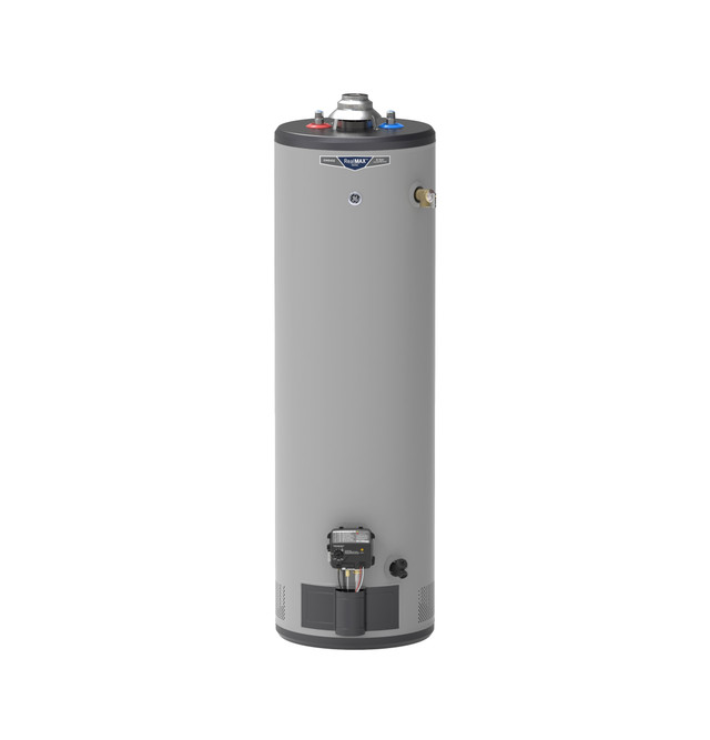 GE GP30T08BXR 30 Gallon, RealMAX Choice Tall Atmospheric Vent Water Heater - Liquid Propane - 8 Year Warranty