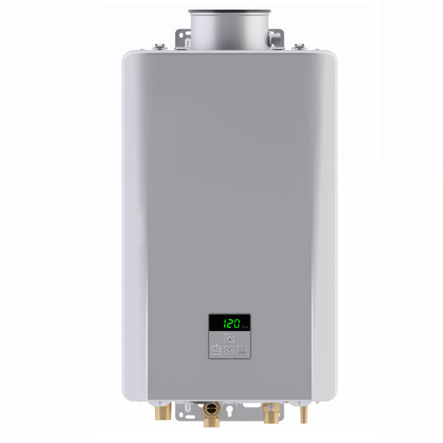 Rinnai RE180i High Efficiency Non-Condensing, 8.5 GPM Tankless Hot Water Heater for Indoor Installation