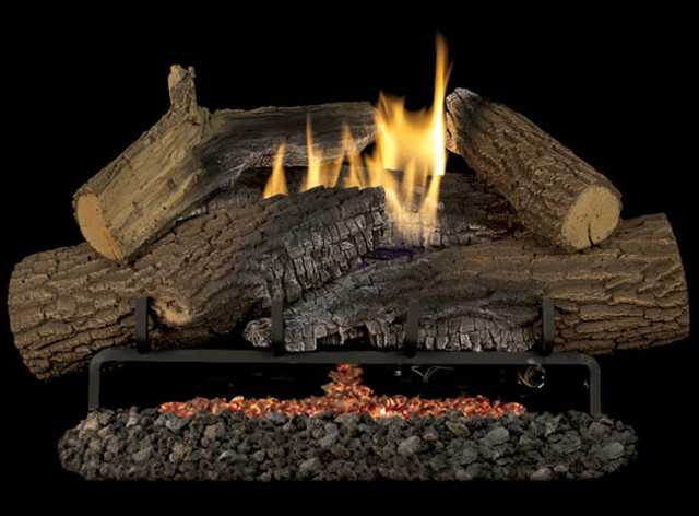 Superior LTF24RS 24" Rugged Stack Log Set Replacement Logs for Triple Flame Vent Free Burners (LOGS ONLY)