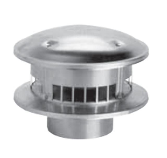 Duravent 4BVDC 4" Round DuraCap for Above the Roofline Installations - B Vent