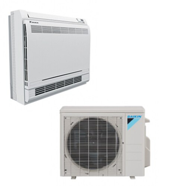 Daikin FVXS15WVJU9 / RXL15WMVJU9 15000 BTU Class 19.5 SEER2 Floor Mounted Aurora Series Heat/Cool Single Zone Mini Split System