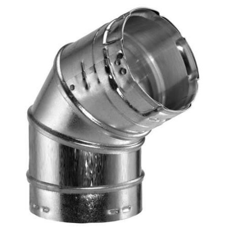 Duravent 6BVL45 6" Round 45°/60° Adjustable Elbow - B Vent