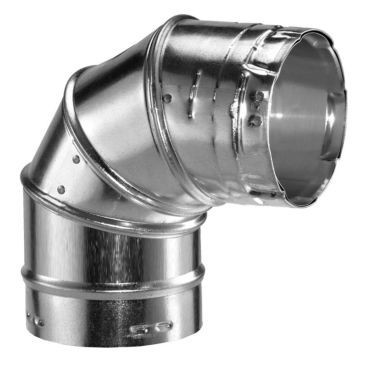 Duravent 6BVL90 6" Round 90° Adjustable Elbow - B Vent