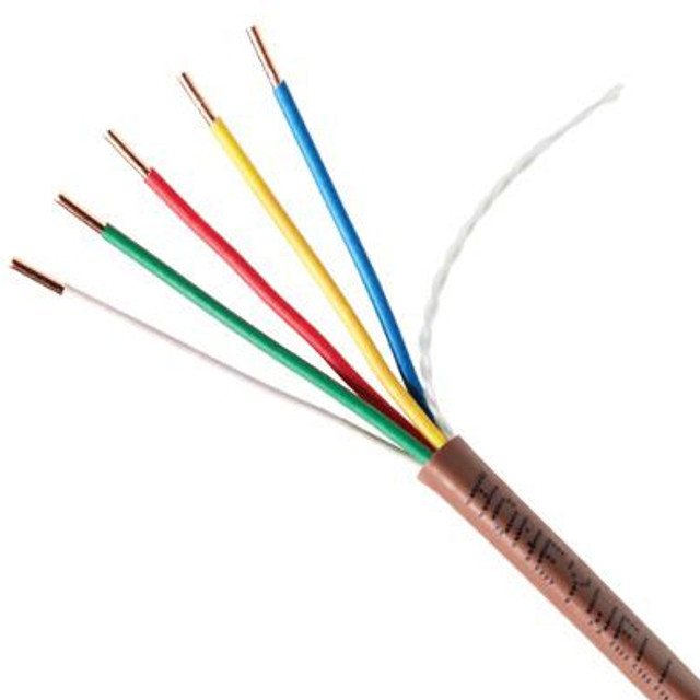 Genesis Cable 47130307 250 Foot Roll 18 AWG 5 Conductor Thermostat Cable