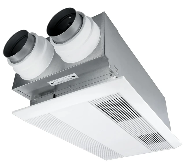 Panasonic FV-06VE1 WhisperComfort 60 Multi-Speed Selector Energy Recovery Ventilator (ERV) - MERV13 Filter