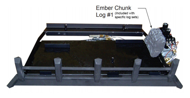 Monessen NB18PIF 18" Natural Blaze Vent Free Burner with Intellifire Plus and  Remote - Liquid Propane