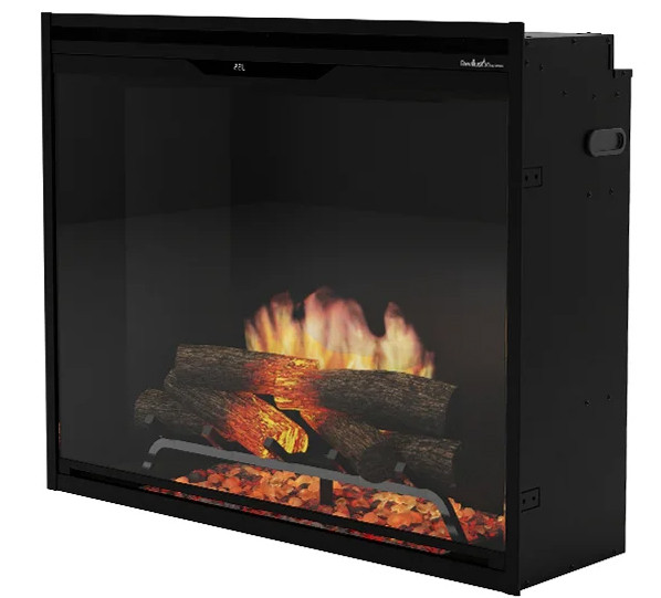 Dimplex 500005449 Revillusion 36" Portrait Built-In Electric Firebox with Black Liner