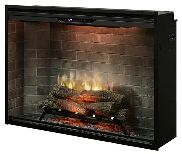 Dimplex 500005139 Revillusion 42" Built-In Electric Firebox with Neutral Brick Liner
