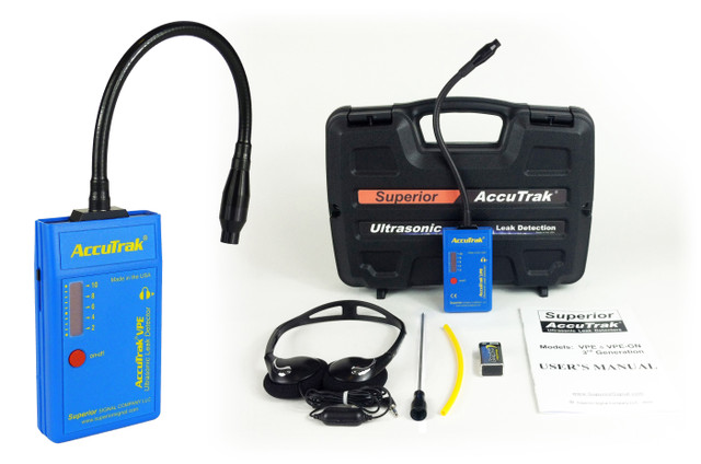 Superior Signal VPE-GN-PRO AccuTrak Ultrasonic Leak Detector with Flexible Goose Neck