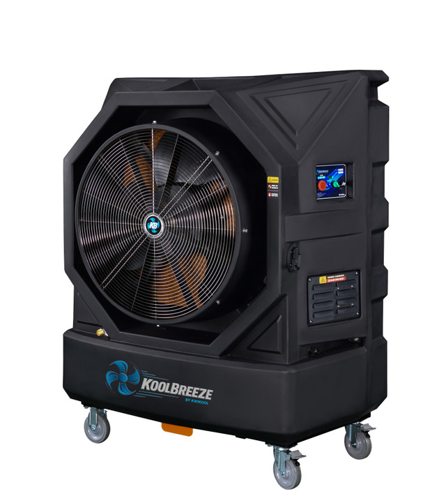 Kwikool KB130X1 KoolBreeze High Air Volume Portable Evaporative Cooler Fan - 10950 CFMs