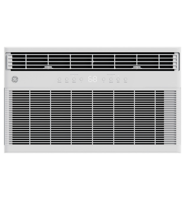 GE AKVQ12DXXWA 12000 BTU Class Through-the-Wall Variable Speed Room Air Conditioner with Heat Pump - Built-In WiFi - 208/230V - R32