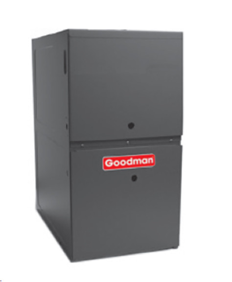 Goodman GRVT801005CN 100000 BTU 80% AFUE Two-Stage Variable Speed ECM Gas Furnace - Upflow/Horizontal - 21" Wide - 2000 CFMs