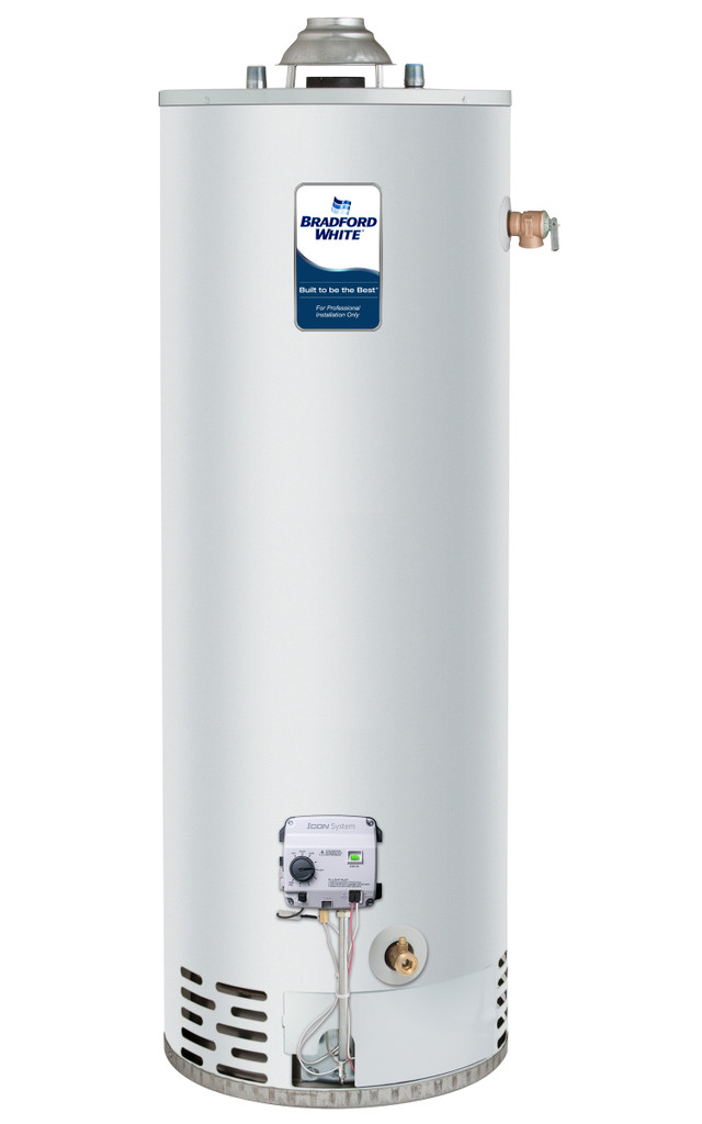 Bradford White RG250T6N 50 Gallon Tall Atmospheric Vent Water Heater Natural Gas