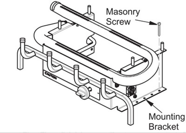 Everwarm EWPO2430PM Manual Valve Vent Free Burner - Liquid Propane