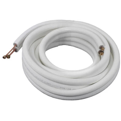 THS143850 Line Set for Ductless Mini Split Air Conditioning Systems - 1/4" x 3/8" x 1/2" Insulation x 50'