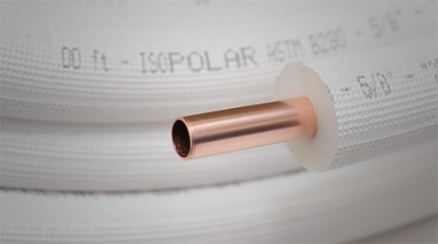 THS12164 Single Line for Ductless Mini Split Air Conditioning Systems - 1/2&quot; x 1/2&quot; Insulation x 164&#39;