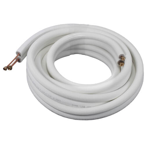 THS141225 Line Set for Ductless Mini Split Air Conditioning Systems - 1/4" x 1/2" x 1/2" Insulation x 25'