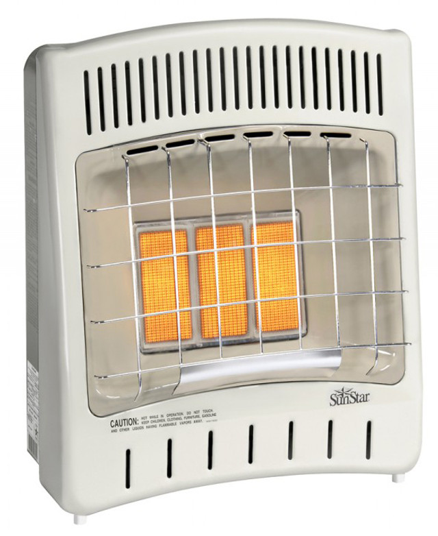 SunStar SC18T-1-LP 16500 BTU Thermostatic Vent Free Infrared Heater - LP