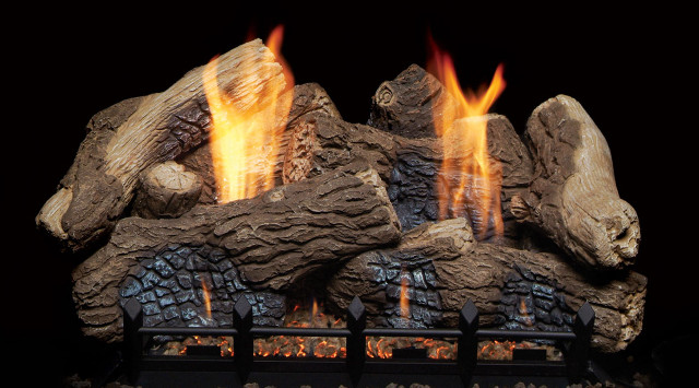 Monessen BO24-F 24" Berkley Oak Ceramic Fiber Log Set