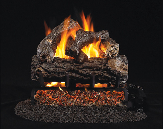 Real Fyre Golden Oak Log Set