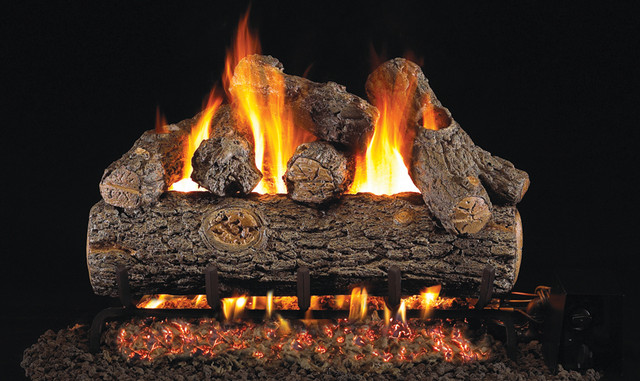 RH Peterson Real-Fyre RDP-24 24" Golden Oak Designer Plus Replacement Logs for Vented Burners (LOGS ONLY)