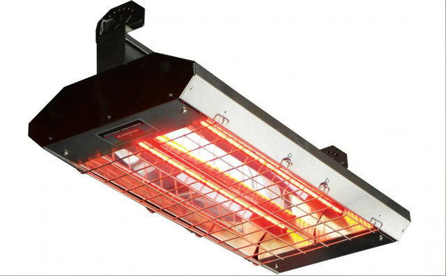 King RH-24B2 RH 24" Radiant Heater 3200 Watts Double Clear Lamps - Choice of Voltage