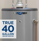 GE GG40S10BXR 40 Gallon, RealMAX Premium Short Atmospheric Vent Water Heater - Natural Gas - 10 Year Warranty