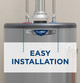 GE GP40S10BXR 40 Gallon, RealMAX Premium Short Atmospheric Vent Water Heater - Liquid Propane - 10 Year Warranty