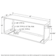 GE RAB8116B Snap-Together Wall Sleeve with 16" Extended Depth for GE PTACs