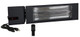 King RK1215-RMT-PLG-BLK 24" SmartWave Single Bulb Carbon Fiber Radiant Heater - 1500 Watts - 120V