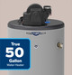 GE GP50S08AYV 50 Gallon, RealMAX Choice Short Power Vent Water Heater - Low-NOX - Liquid Propane - 8 Year Warranty