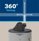 GE GG50T08AYV 50 Gallon, RealMAX Choice Tall Power Vent Water Heater - Low-NOX - Natural Gas - 8 Year Warranty