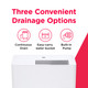 Frigidaire FHDP5033W1 50 Pint Dehumidifier with Built-In Pump - Energy Star - WiFi Enabled - R32 Refrigerant
