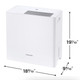 Frigidaire FHDP5033W1 50 Pint Dehumidifier with Built-In Pump - Energy Star - WiFi Enabled - R32 Refrigerant