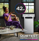 GE PPHV10WWF 10000 BTU Dual Hose 3-in-1 Inverter Portable Air Conditioner - Built-In WiFi - R32 Refrigerant