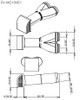 Panasonic FV-WC10VE1 Whisper Vent Cap for Whisper Comfort60 and Intelli-Balance 100
