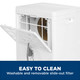 GE ADHE25BWF 25 Pint Portable Dehumidifier with SmartDry for Damp Spaces - R32 Refrigerant