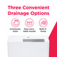 Frigidaire FHDP5033Y1 50 Pint Dehumidifier with Built-In Pump and WiFi - Energy Star - R32 Refrigerant