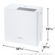 Frigidaire FHDP5033Y1 50 Pint Dehumidifier with Built-In Pump and WiFi - Energy Star - R32 Refrigerant