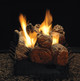 White Mountain Hearth Stone River Log Set - Choice of See-Through Vent Free Burner