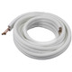 THS143825 Line Set for Ductless Mini Split Air Conditioning Systems - 1/4" x 3/8" x 1/2" Insulation x 25'