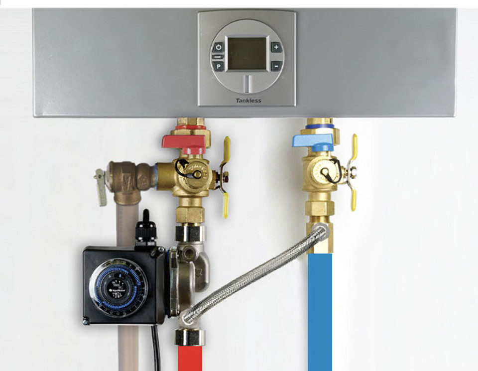 AquaMotion AMH1K6ODRZT1 Hot Water Recirculation Pump with ByPass Flow