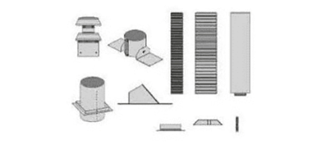 Empire DVVK-4FV Direct Vent Vertical Termination Kit