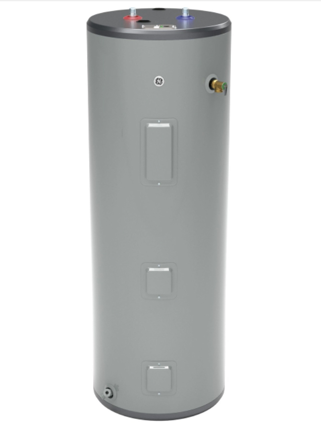 GE GE50T08BAM 50 Gallon Tall Electric Water Heater 240 Volt 8 Year Warranty