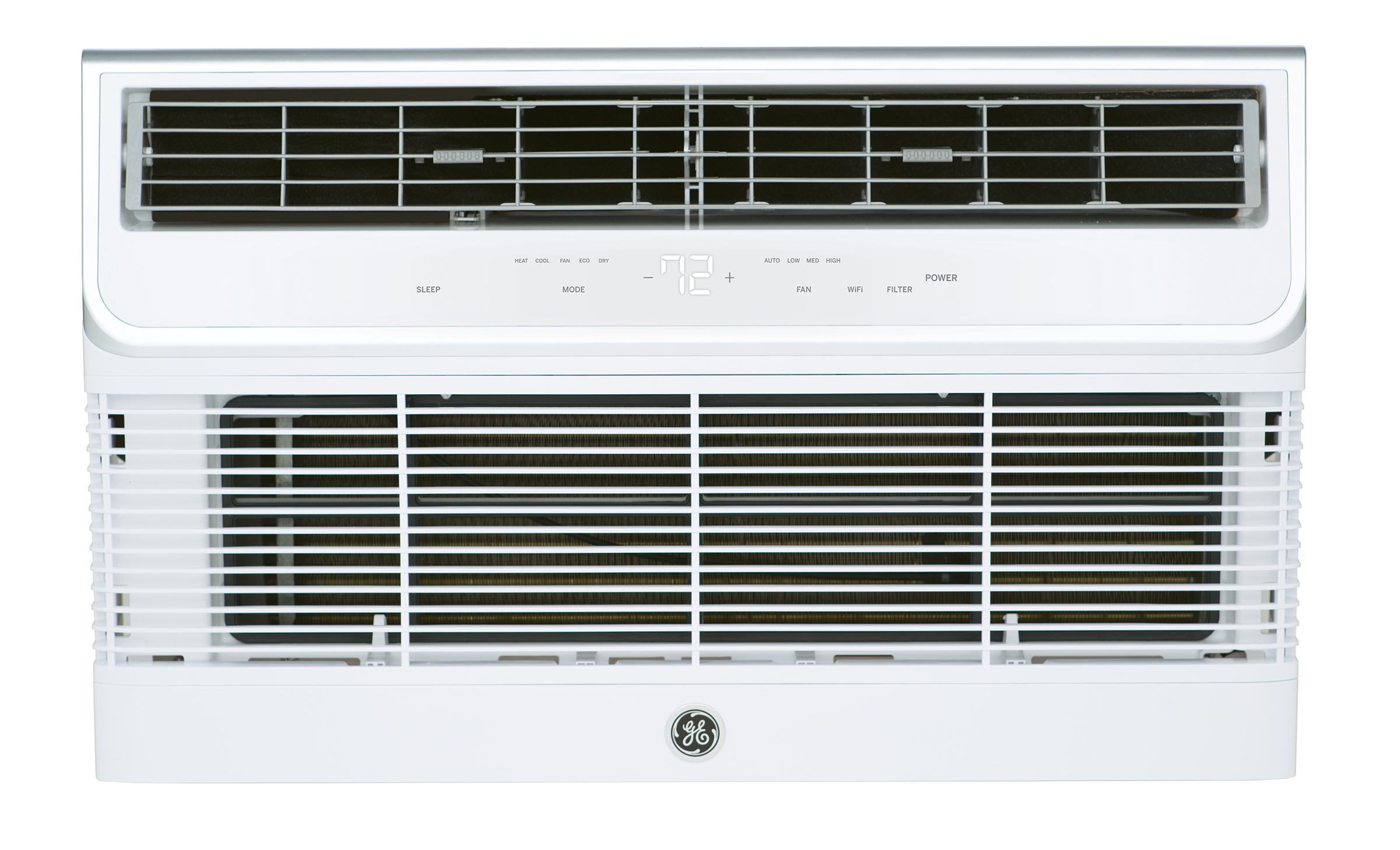 GE AJHQ08AWH 8000 BTU Thru-the-Wall Room Air Conditioner with Heat Pump  - 115 Volt - WiFi Enabled