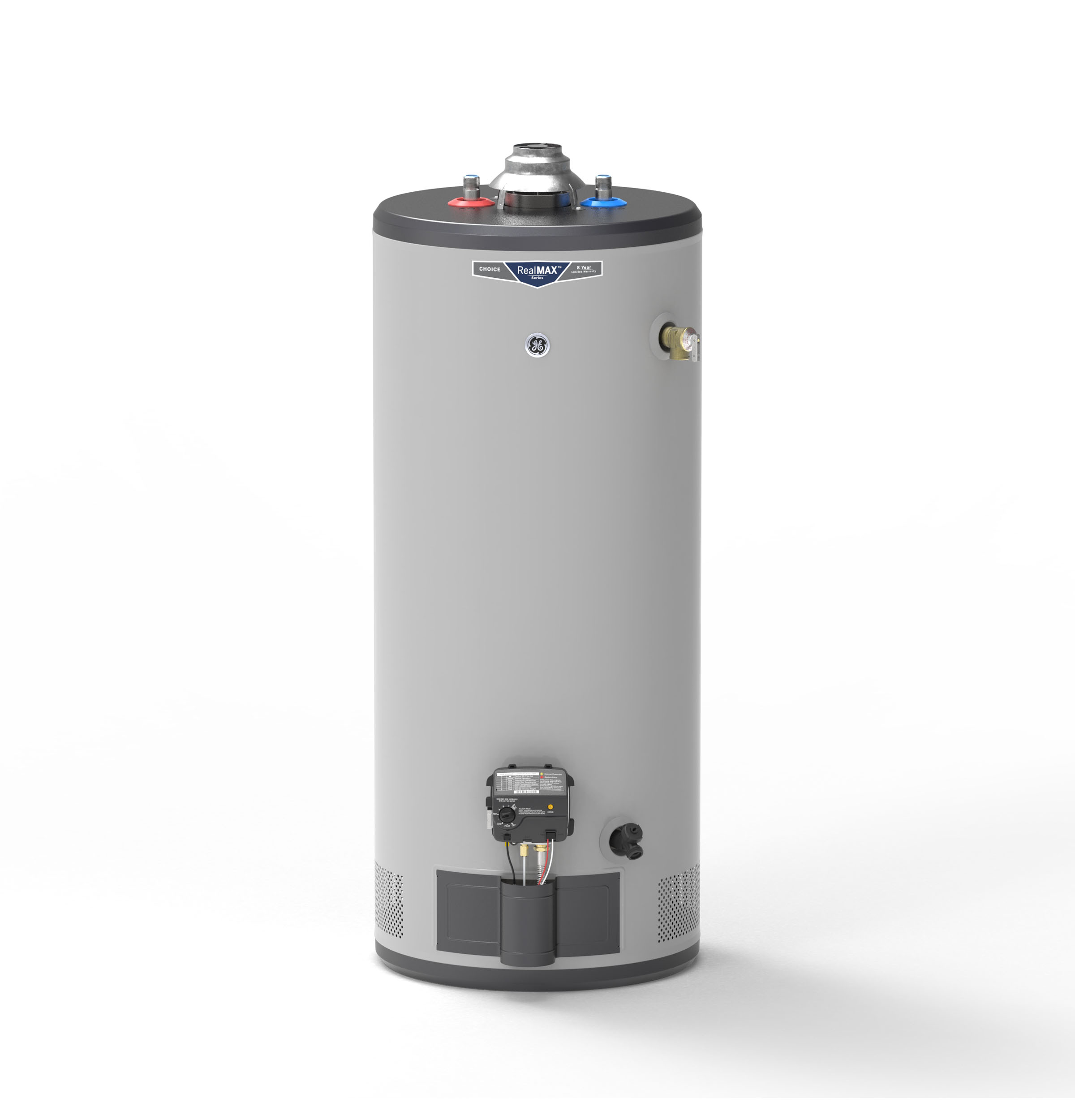 GE RealMAX Choice 30-Gallon Short Natural Gas Atmospheric Water Heater