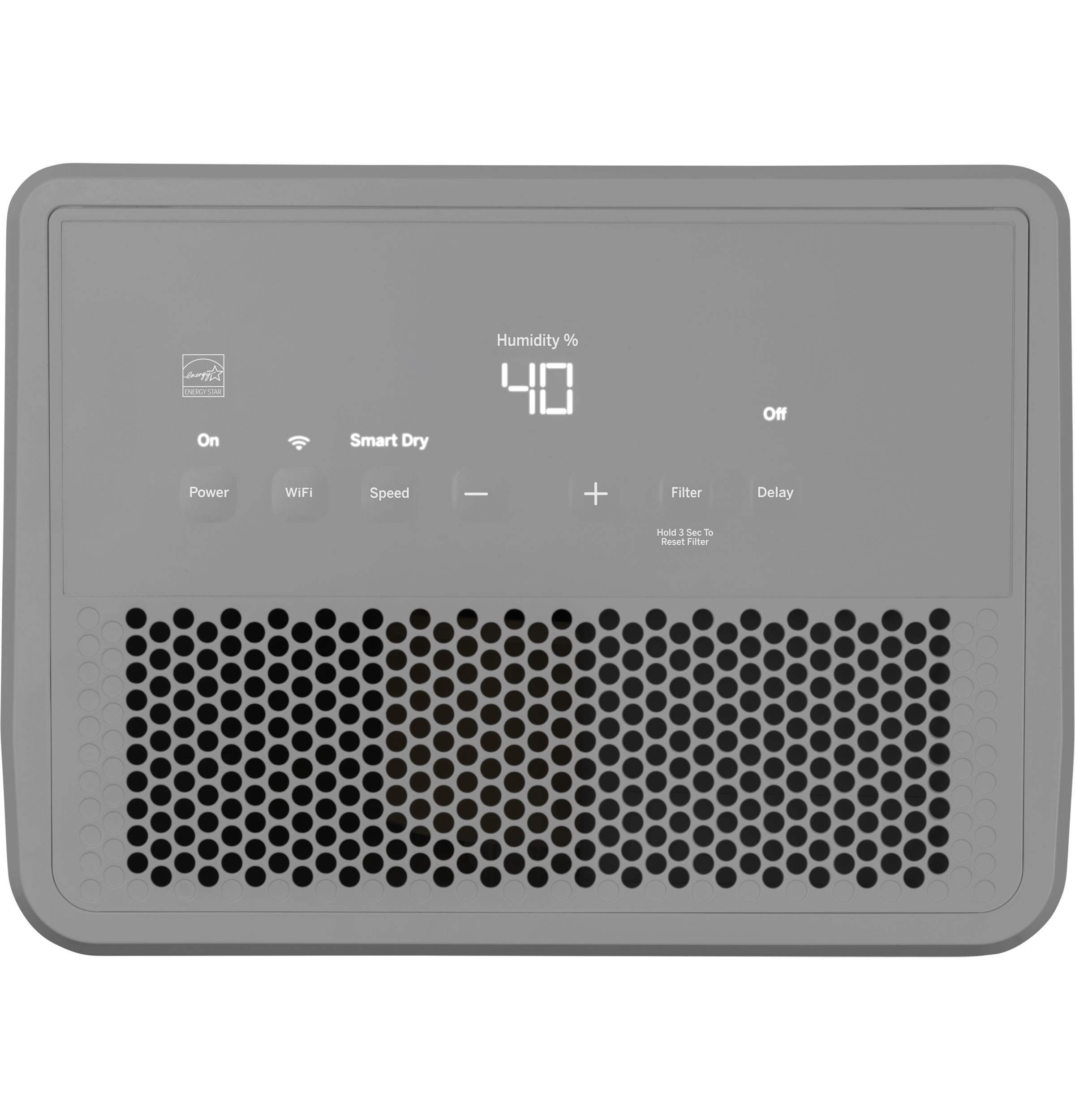 GE AWHR50LB 50 Pint Portable Dehumidifier with SmartDry Built In WiFi Energy Star